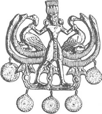 Figure 1 The Aigina Treasure Pendant. Found on Aegina, near Athens, but almost certainly a Minoan masterpiece made in Crete between 1700 and 1600 BC