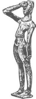 Figure 30 Bronze worshipper from Tylissos