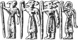 Figure 49 Procession of animal-headed daemons