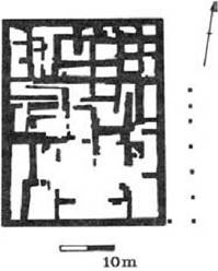 Figure 54 Plan of the Chrysolakkos tomb