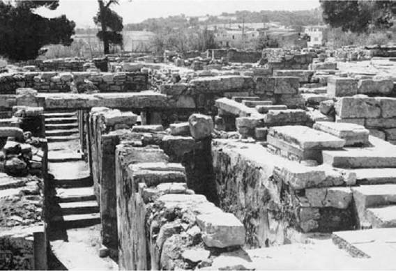 Plate 1 Oil or wine press at Vathypetro