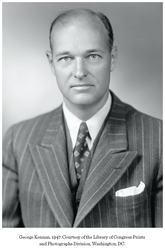 Image: George Kennan, 1947. Courtesy of the Library of Congress Prints and Photographs Division, Washington, DC.