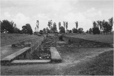 The factory of death. Crematorium II complex (undressing room, gas chamber, and crematorium), Auschwitz-Birkenau, Poland. The factory of death. Crematorium II complex (undressing room, gas chamber, and crematorium), Auschwitz-Birkenau, Poland.