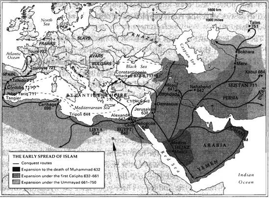 THE EARLY SPREAD OF ISLAM
