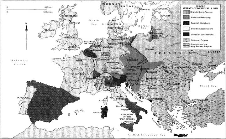 EUROPE (TREATY OF WESTPHALIA 1648)