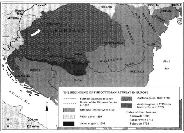THE BEGINNING OF THE OTTOMAN RETREAT IN EUROPE