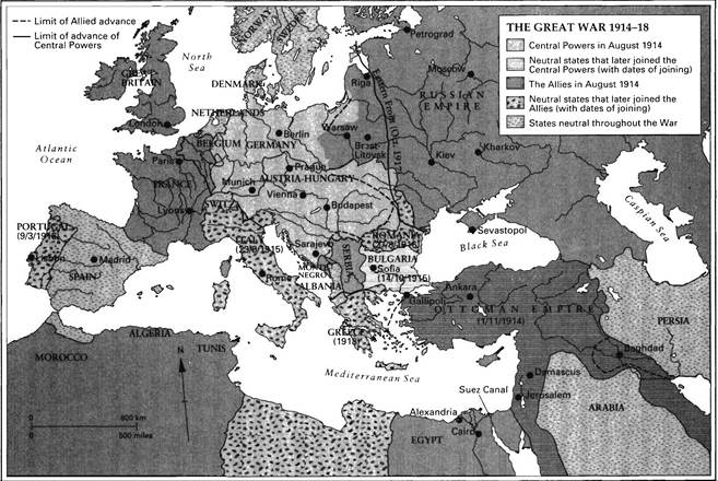 THE GREAT WAR 1914-18