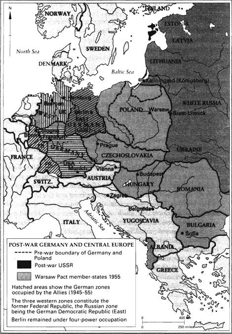 POST-WAR GERMANY AND CENTRAL EUROPE
