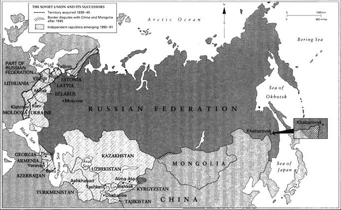 THE SOVIET UNION AND ITS SUCCESSORS