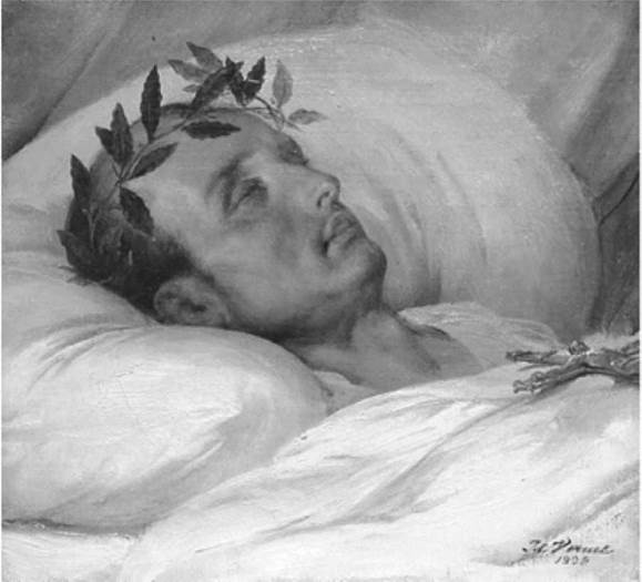 Napoleon su son lit de mort by Horace Vernet (1826)