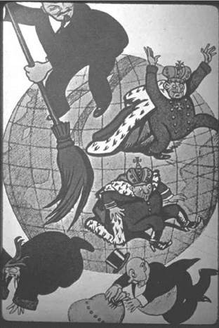 Lenin, The New Brush that sweeps up.