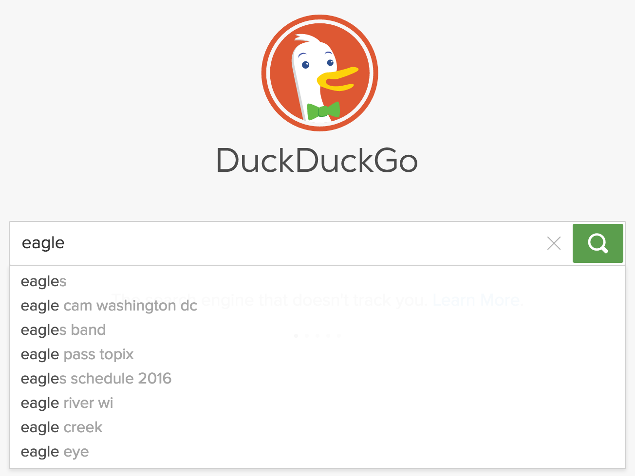 DuckDuck go!