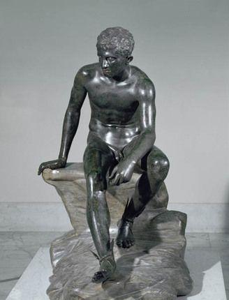 This bronze Seated