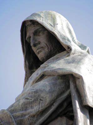A bronze statue