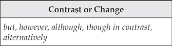 Good Transitional Words