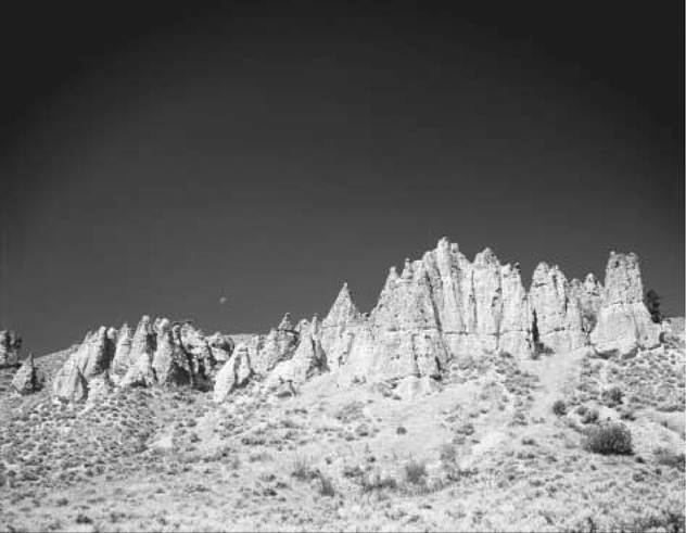 Towering Rock Formations. In August 1805 the Lewis and Clark expedition stopped near these rock formations along Tower Creek in Idaho.