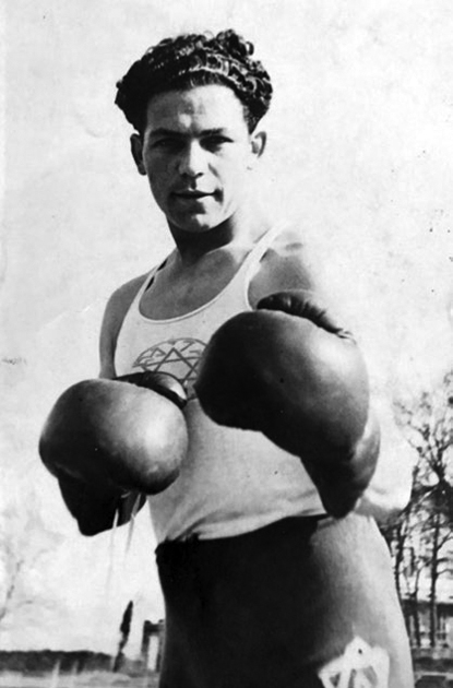 A young Harry Haft. Alan Haft