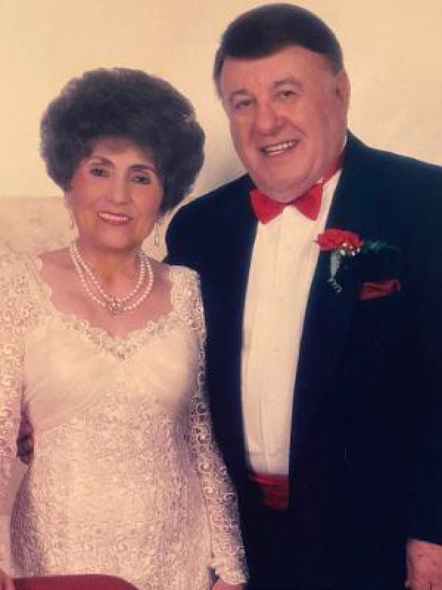 Nathan Shapow and his wife, Hela. Dr. Morris Shapow and Adina Shapow