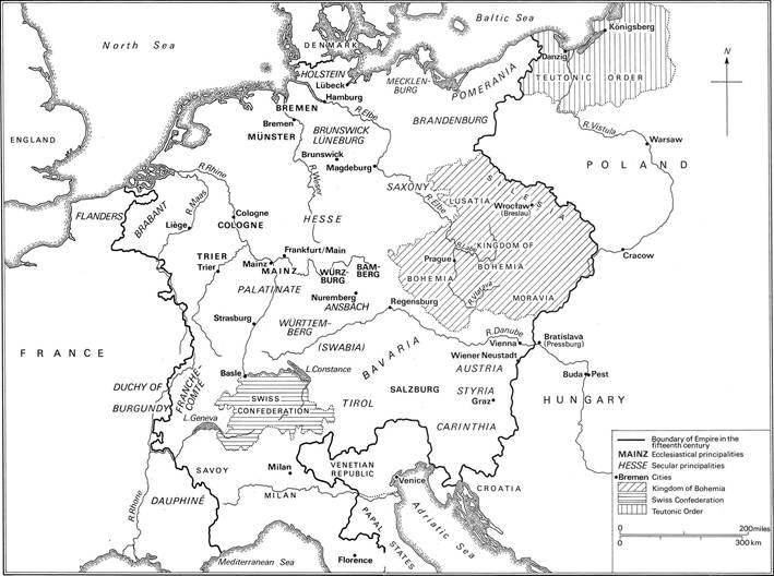 Map 6 Germany and the Empire