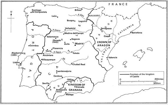 Map 13 Castile and Navarre
