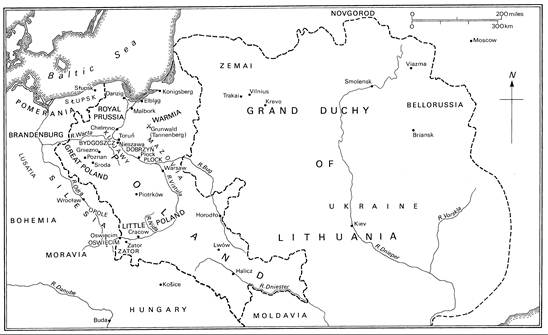 Map 18 Poland and Lithuania Map 18 Poland and Lithuania