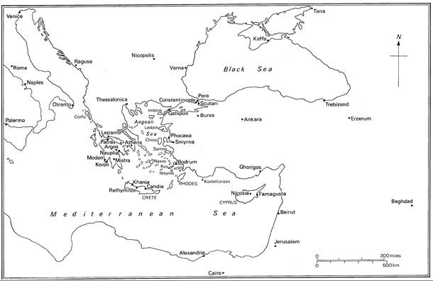 Map 21 The Latin east