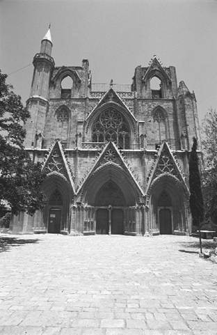 Gothic cathedral of St. Nicholas in Famagusta, now a mosque. (Richard List/Corbis)