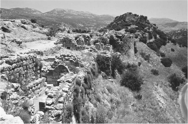 Ruins of Belvoir, a twelfth-century Hospitaller castle that commanded the Jordan Valley. (Courtesy Alfred Andrea) Ruins of Belvoir, a twelfth-century Hospitaller castle that commanded the Jordan Valley. (Courtesy Alfred Andrea)