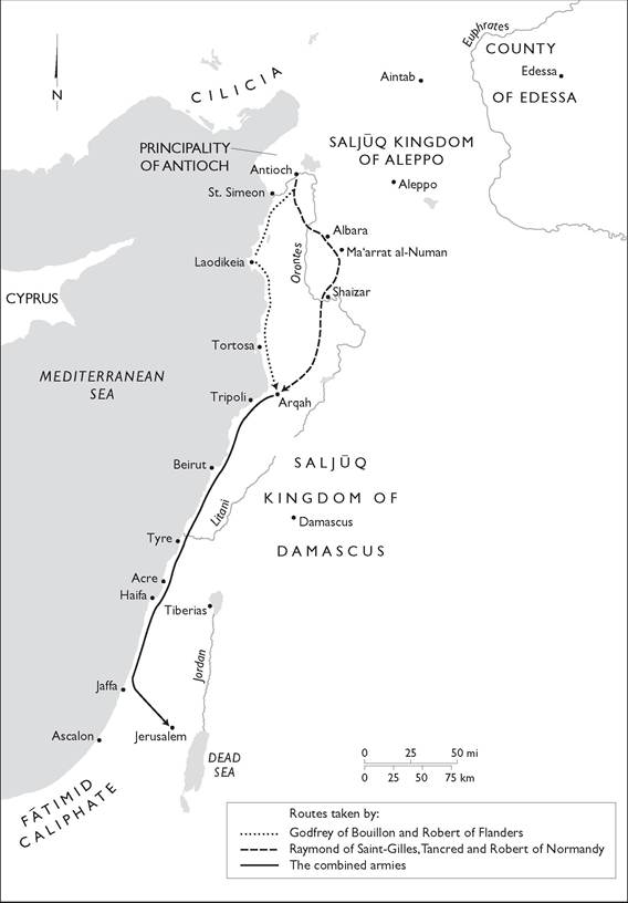 The First Crusade: the march from Antioch to Jerusalem