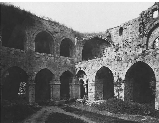 Interior of St. John’s Hospital, Jerusalem. (Library of Congress) Interior of St. John’s Hospital, Jerusalem. (Library of Congress)