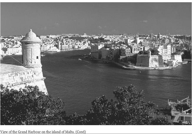 Viev of the Grand Harbour on the island of Malta. (Corel) Viev of the Grand Harbour on the island of Malta. (Corel)