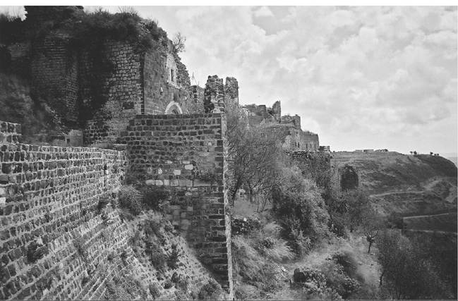 Outer defenses, Margat. (Courtesy Graham Loud) Outer defenses, Margat. (Courtesy Graham Loud)