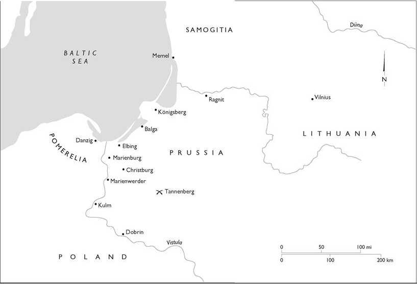 The state of the Teutonic Order in Prussia The state of the Teutonic Order in Prussia